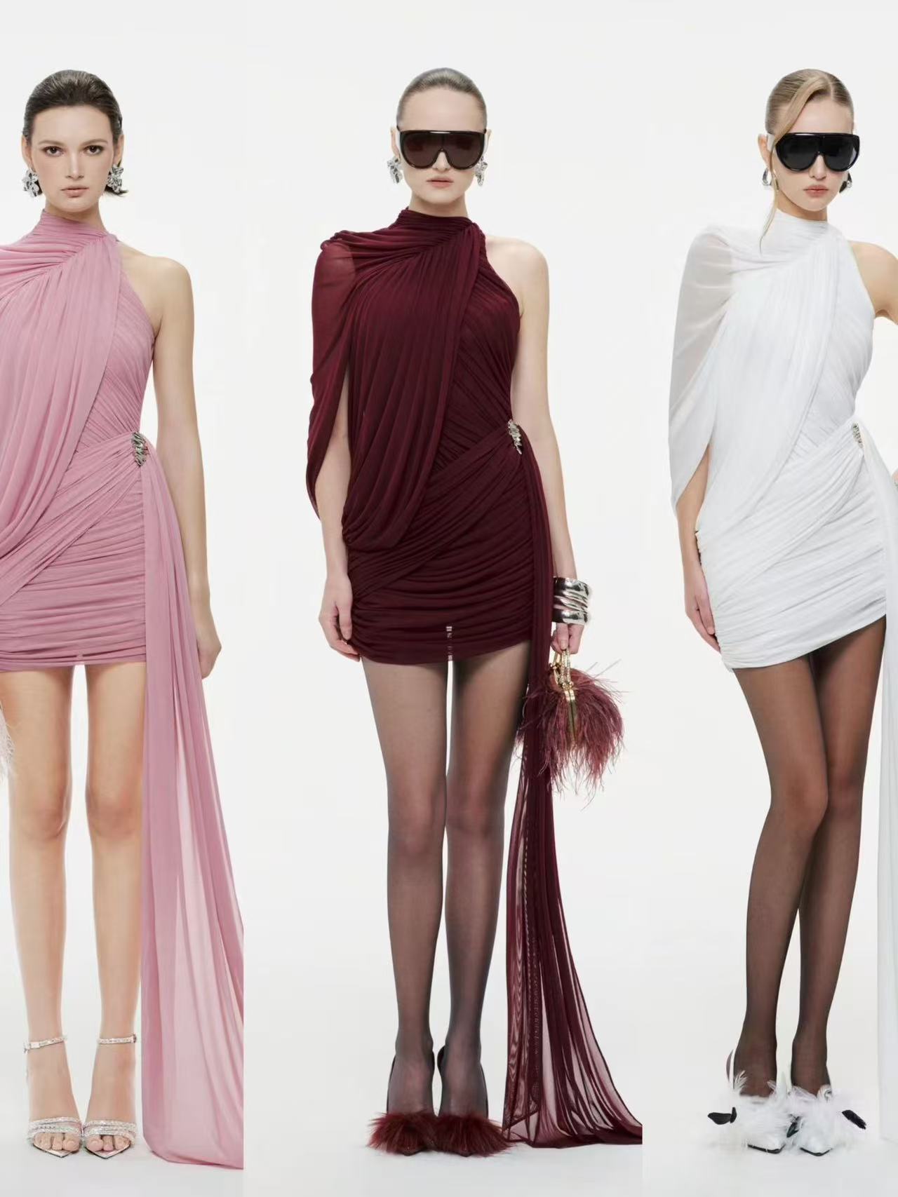 2026 new arrive three color women dresses